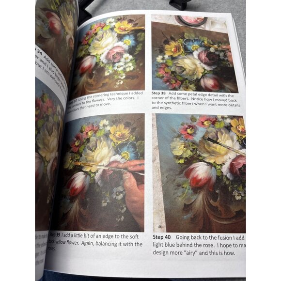 Rosemaling Techniques Heritage Acrylics Jansen Art Studio Book - Picture 8 of 16